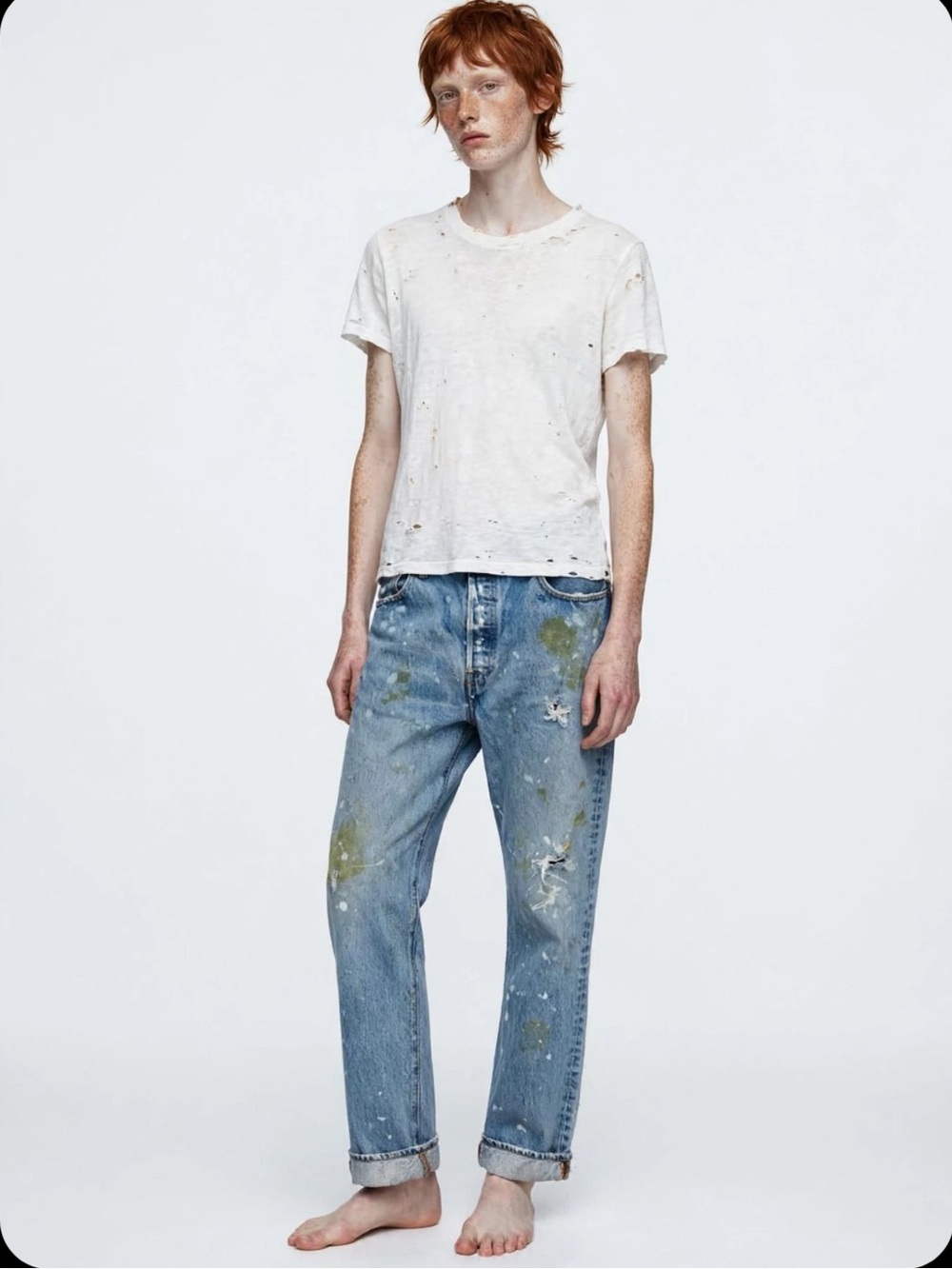Levi’s button fly jeans